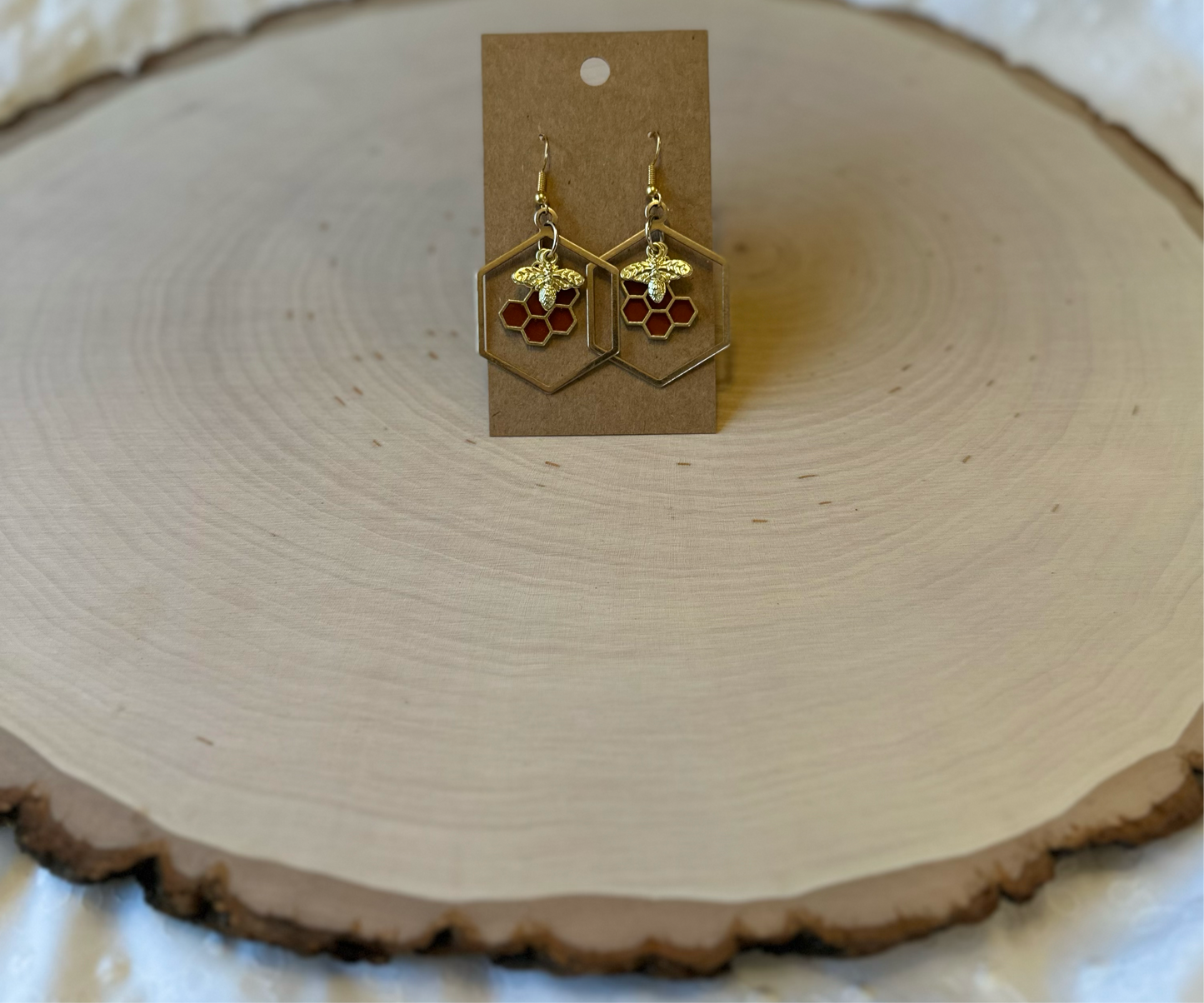 Sweet Honey Bee Earrings