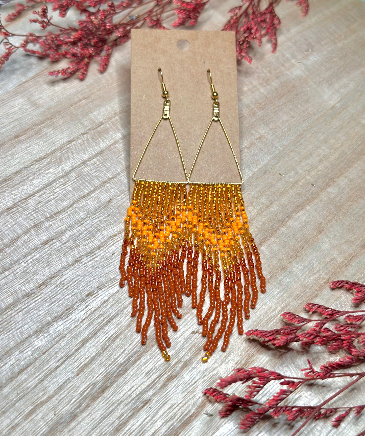 Midnight Sun Fringe Earrings